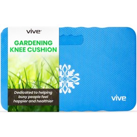 Vive Vive Extra Thick Garden Kneeling Pad - Firm Waterproof Knee Mat for Work, Cleaning, Bathing Baby, or Hard Wood Floors - Foam Kneeler for Yoga, Exercise - Gardening Supplies & Accessories