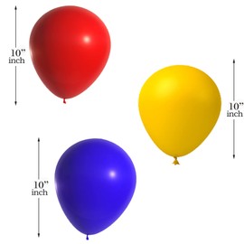 30pc 10 inch Balloons Yellow Red Blue Latex Balloons Mix Pack For Birthday Wedding Baby SHower Party Decoration Supplies