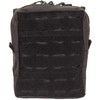 Mil-Tec Laser Cut Molle Belt Pouch - Large (Large, Black)