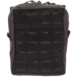 Mil-Tec Laser Cut Molle Belt Pouch - Large (Large, Black)