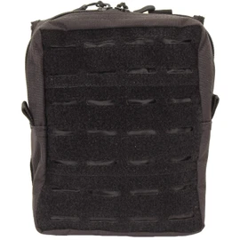 Mil-Tec Laser Cut Molle Belt Pouch - Large (Large, Black)