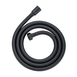 ENKI, H15, Shower Hose, Black, Flexi Bathroom Shower Head Hose Pipe Replacement, Standard 8mm Bore Diameter, 150cm Length, Modern or Traditional Bathroom Design