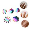 Healvian 5pcs French Manicure Molding Templates Nail Smile Line Cutter