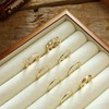 PATISORNA 8PCS Gold Rings for Women Non Tarnish 14K Gold
