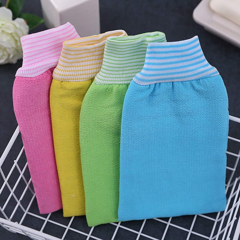 Guantes Exfoliantes para Baño de Doble Cara (Paquete de 2)