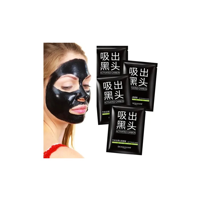 Pack Mascarillas para Puntos Negros de Carbón Activado, 10 Sobres