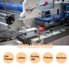 sourcing map 2pcs Star Clamping Knobs M6 x 40mm Metric
