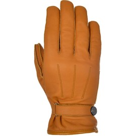 Oxford Holton Men's Leather Short Retro Classic Motorcycle Gloves Tan