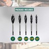 CORTOOL Auger Drill Bit for Wood,1/2", 5/8", 3/4" and 1"