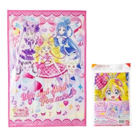 Asahi Koyo Kimi to Idol PreCure♪ Leisure Sheet S, For 1 Person, Size 23.6 x 35.4 inches (60 x 90 cm), PR-S25