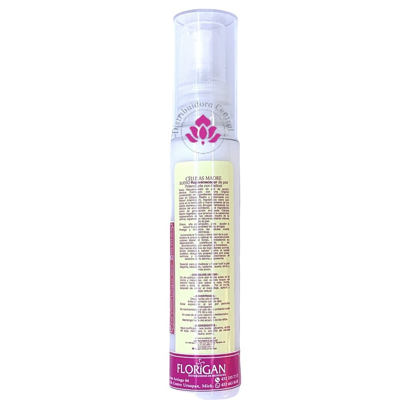 Crema Nutritiva Rosa Mosqueta 350grs. y Suero Células Madre 60ml.