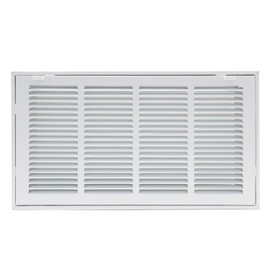 Howeall 20"W x 10"H [Duct Opening Size] Steel Return Air Filter Grille - Removable Face/Door for 1 inch Filters -HVAC Vent Cover Grill - White [Outer Dimensions: 22 5/8"W X 12 5/8"H]