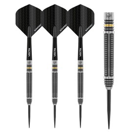 WINMAU Zinati 24 g Professional Tungsten Steel Tip Darts Set with Flights and Shafts