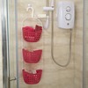 Premier Housewares 1601487 3-Tier Hot Pink Hanging Organiser Small Storage