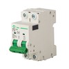 ZGLEDUN DC Miniature Circuit Breaker, 2 Pole 50 Amp, 250V-500VDC,