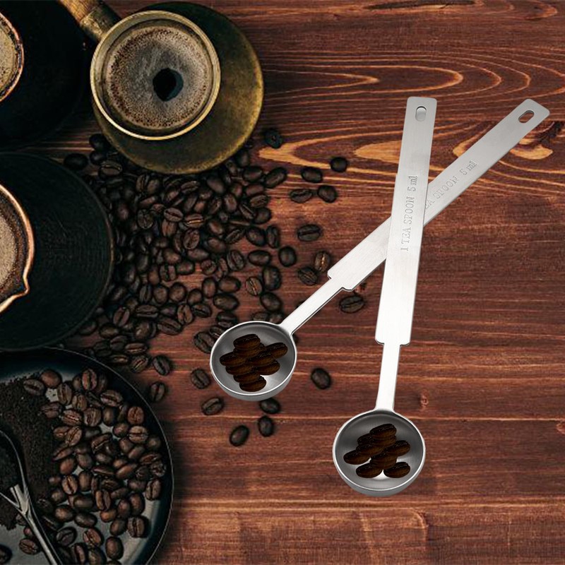 YUYUDEHM 2 PCS 1/3 Tablespoon Measuring Spoon, Stainless Steel Measuring