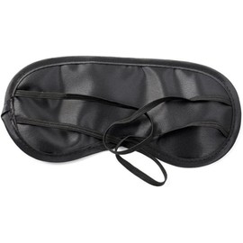 20 piezas Máscara de Ojos Descartable Funda Opp de Viaje Negro para Aviones y Bloqueo de Luz y Práctica