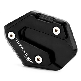 Modeer Compatible Yamaha TRACER 9 TRACER 9GT 2021 2022 Motorcycle Accessories Kickstand Foot Side Stand Extension Pad Support Plate Tracer9 TRACER9 Tracer 9gt TRACER9gt TRACER9GT (Black-9GT)