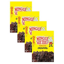 Mild Mingua Beef Jerky - Four (4) Bags 7 oz Each