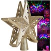LED Snowflake Projector Lamp Light Snowflake Rotating Christmas Decoration GoldenUS