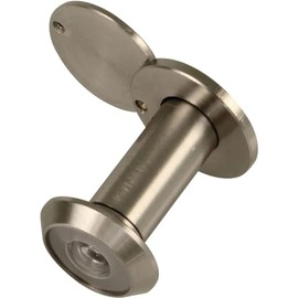 Amig - High Security Door Viewer with Super Angle Lens, Scratch-Resistant, Easy Installation, For Interior and Exterior Doors, Matt Chrome, Diameter 14 mm, Door Thickness 35-60 mm