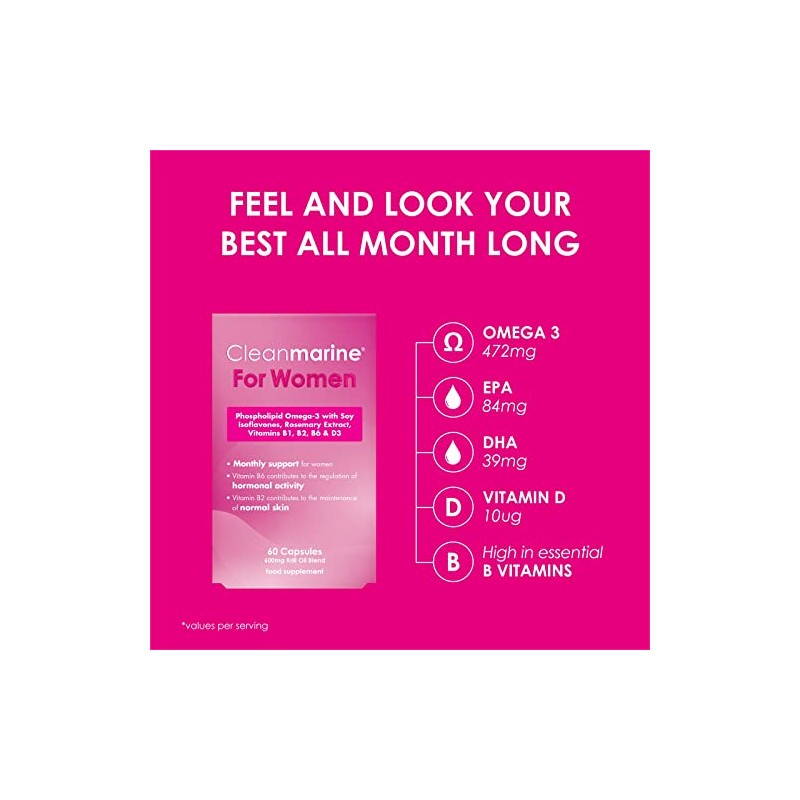Cleanmarine for Women - Unique All in One Highly Absorbable