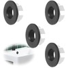 Hayaww 4 Pieces Round Overflow Cover, Sink Overflow Ring, Sink
