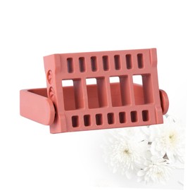 Housoutil 2pcs Manicure Grinding Tool Box Portable Nail Grinding Holder Organizer Lightweight Case for Professional Home Use Brown Color Storage Space