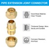 PATIKIL Pipe Extension Joint Connector, 1pcs Free Welding AC Copper
