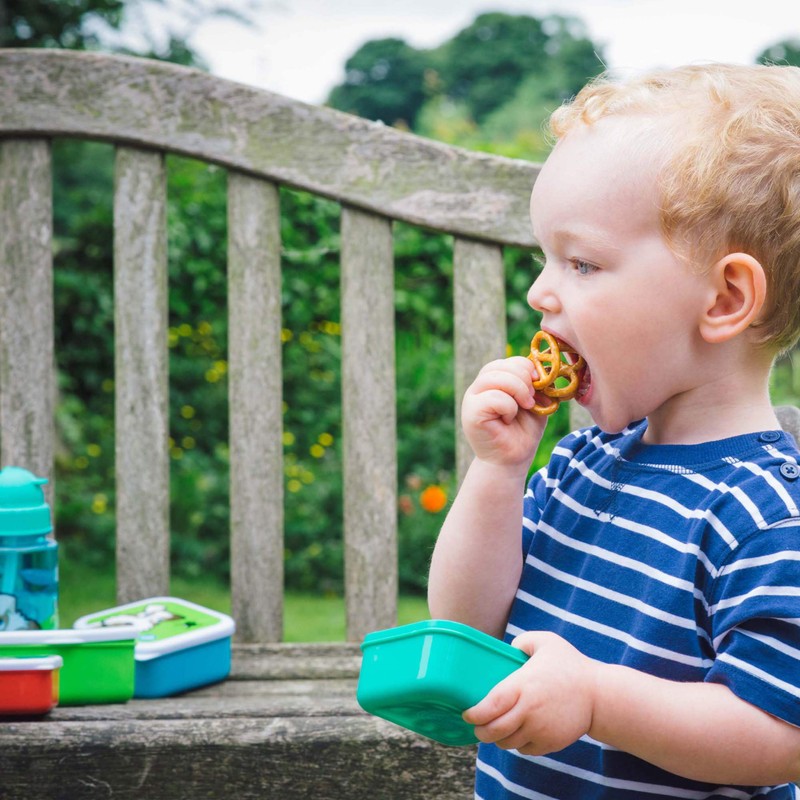 TUM TUM Nesting Children's Snack Boxes, Set of 4 ,Scruff