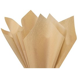 Flexicore Packaging Desert Tan Gift Wrap Tissue Paper XL | Size: 20 Inch X 30 Inch | Count: 48 Sheets | Color: Desert Tan