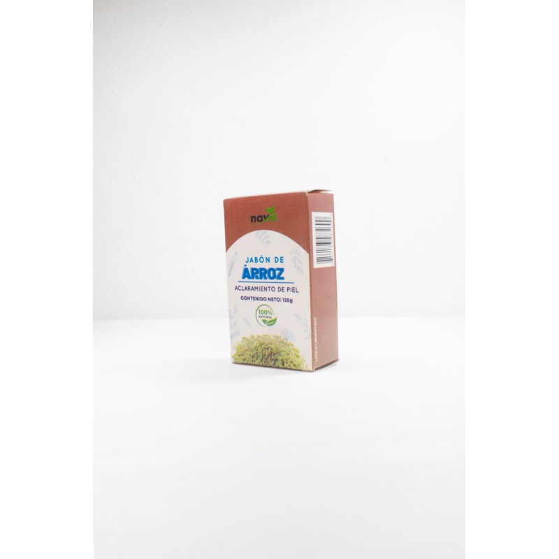 Jabón de Arroz Aclaramiento de Piel, 100% Natural, 125g