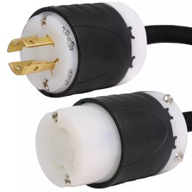 Iron Box L15-20 Extension Cord - 40 ft - 20A/250V, 12 AWG, 3-Phase - Iron Box # IBX-1904