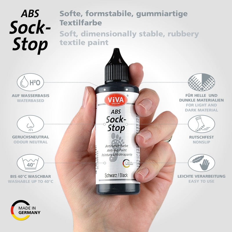 Viva Decor ABS Sock Stop 82 ml - Black -