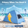Purebox Beach Tent Sun Shelter with Canopy for 3-4 Person