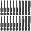 Colomira Hex Allen Key Bit Set, 20 PCS SAE and