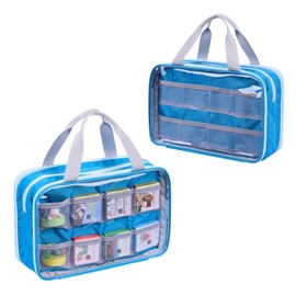 Carrying Case for Little Tikes Story Dream Machine Books, Travel Storage Bag for Storytime Collection, Audio Player Character, Up to 9 Sets (Bluish Green)