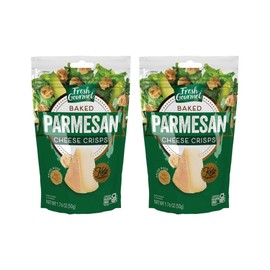 Fresh Gourmet Parmesan Cheese Crisps 1.76 Ounce (Pack of 2)