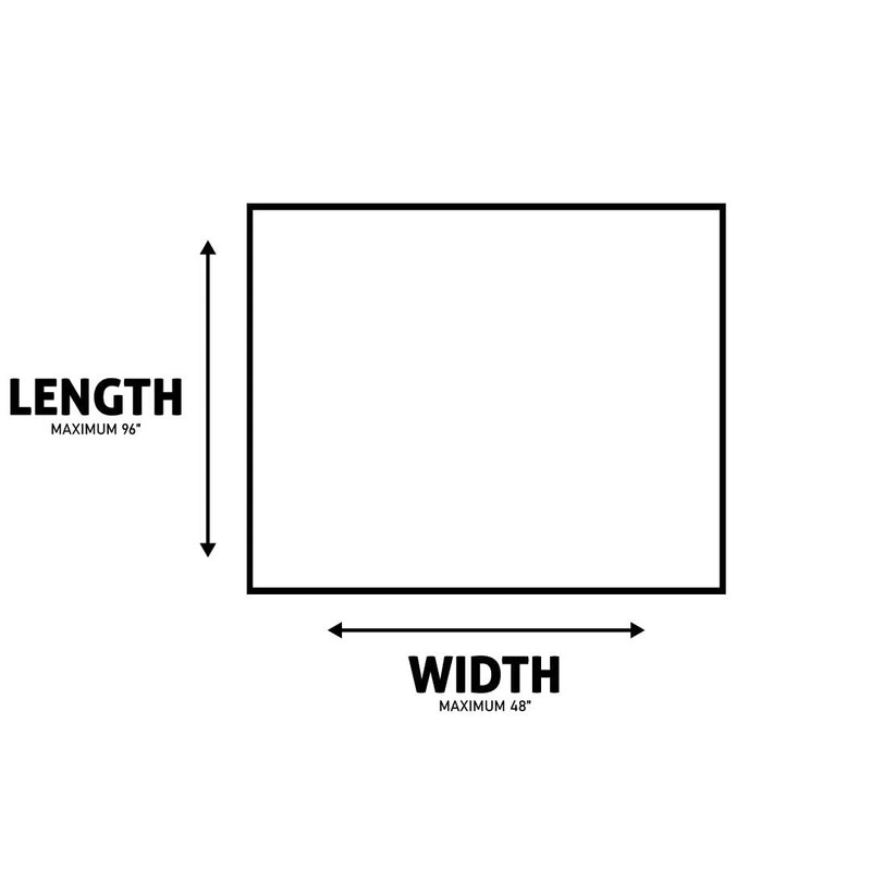 SOURCE ONE Custom Cut 1/4 Thick Acrylic Mirror