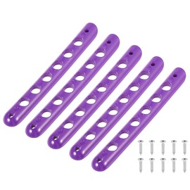 X AUTOHAUX 5pcs Car Door Handle Insert Decorative Strip Trim Covers for Jeep Wrangler 4 Door 2007-2018 Purple