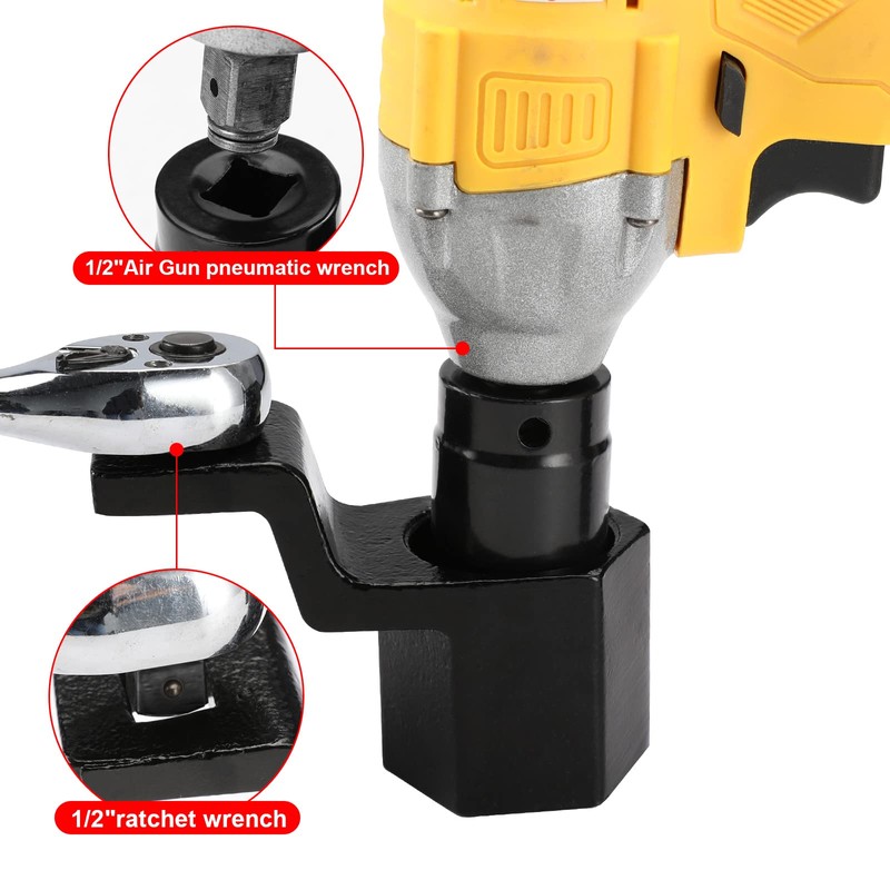 BETOOLL 19 mm Harmonic Balancer Socket & 50mm Crankshaft Crank