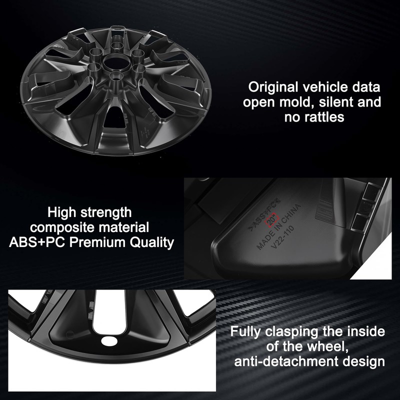 TULALUX Wheel Skins Compatible with Chey Silverado 1500; Tahoe; Suburban