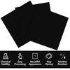 Frddiud 3 Pcs Black Acrylic Sheets, 12 x 12 x