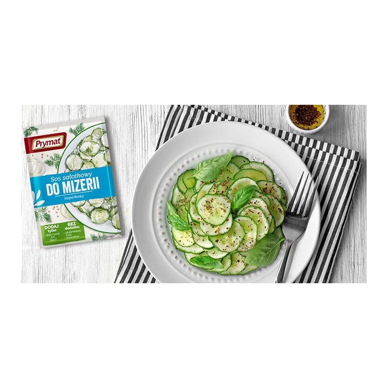 Prymat Salad Dressing (5 - PACK, Fresh cucumber salad sauce)