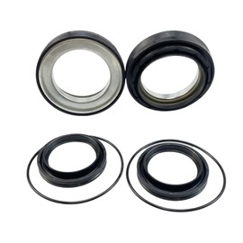 Front Axle Vaccum Knuckle & Tube Seal Kit Fit Compatible With 1998-2004 Ford Super Duty F250 F350 F450 F550 Dana 50 60, Replaces 50491, 50381, 41784-2