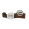 2Packs 53.3mm Espresso Puck Screen | Handmade Walnut Stand |
