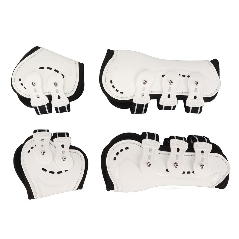 Horse Front Tendon Boots Adjustable Breathable Open Front Protective Horse