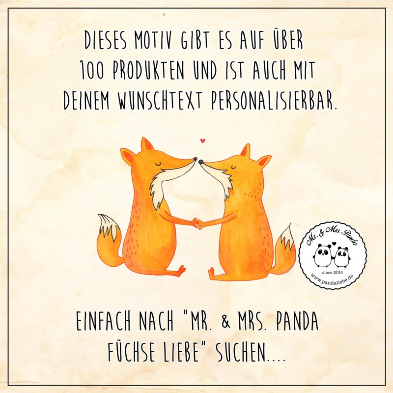 Mr. & Mrs. Panda Home Foxes Love, turquoise