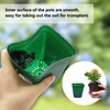 RooTrimmer Square Seedling Nursery Pots 3.15 Inches 100 Pcs for