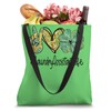 Laundry Assistant Peace Love St Patricks Day Women Shamrock Tote